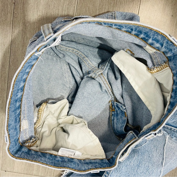 Reformation Liza High Rise Straight Crop Jeans In Montego Wash Size 26 - Picture 12 of 16